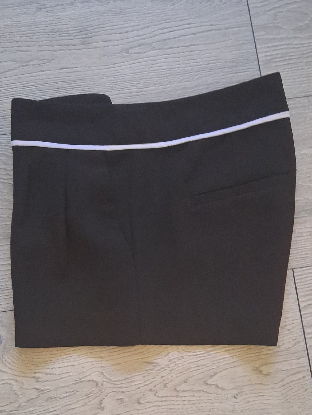 Express Black Shorts with White Trim